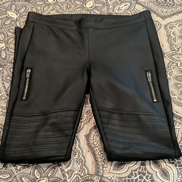 Express Pants - Express faux leather Moto leggings